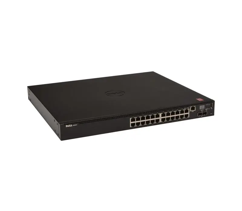 462-5882 Dell PowerConnect N2024P 24-Ports PoE+ Layer 2 Manageable Gigabit Ethernet Switch with 2 x 10GbE SFP+