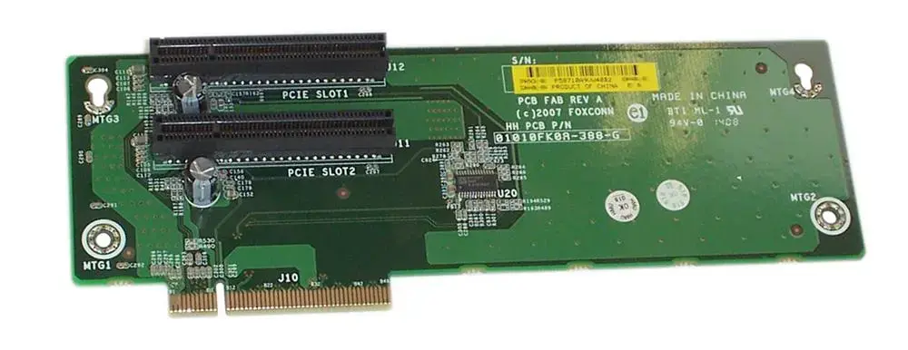 464598-001 HP 2x4 PCI-Express x8 Riser Board for ProLiant DL180 G5 Server