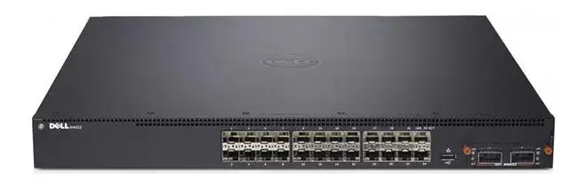 468-3557 Dell Networking N4032F 24-Port 24 x 10 GIGABIT SFP+ Stackable Layer 3 Manager Switch