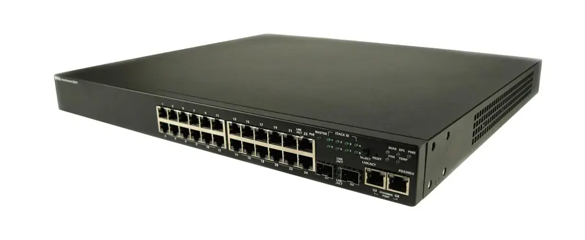 469-3417 Dell PowerConnect 3524P 24-Port PoE 10/100-Bas...