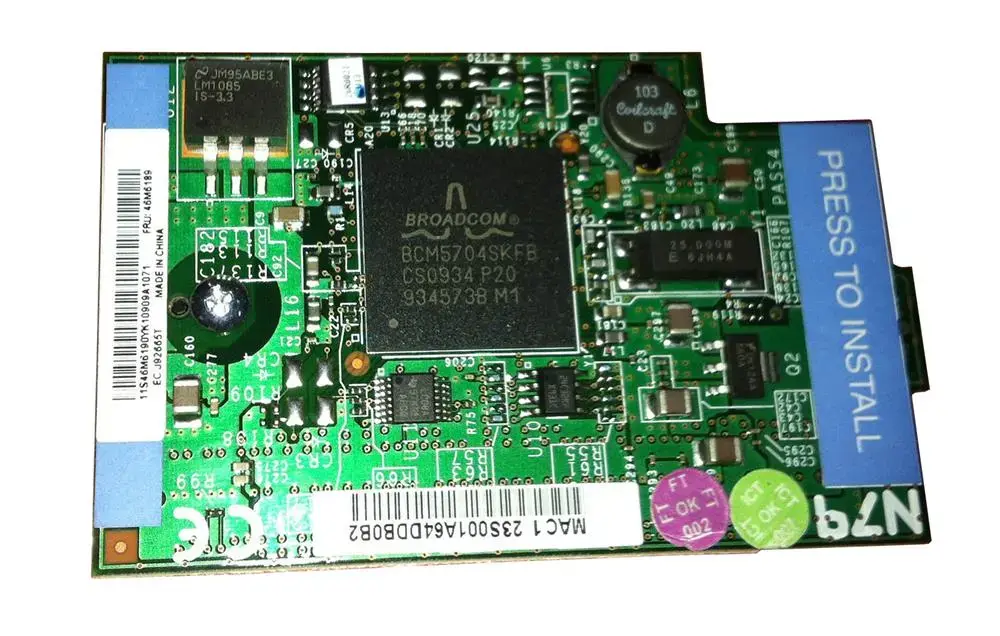 46M6189 IBM Ethernet Expansion Card (CFFV) for BladeCen...