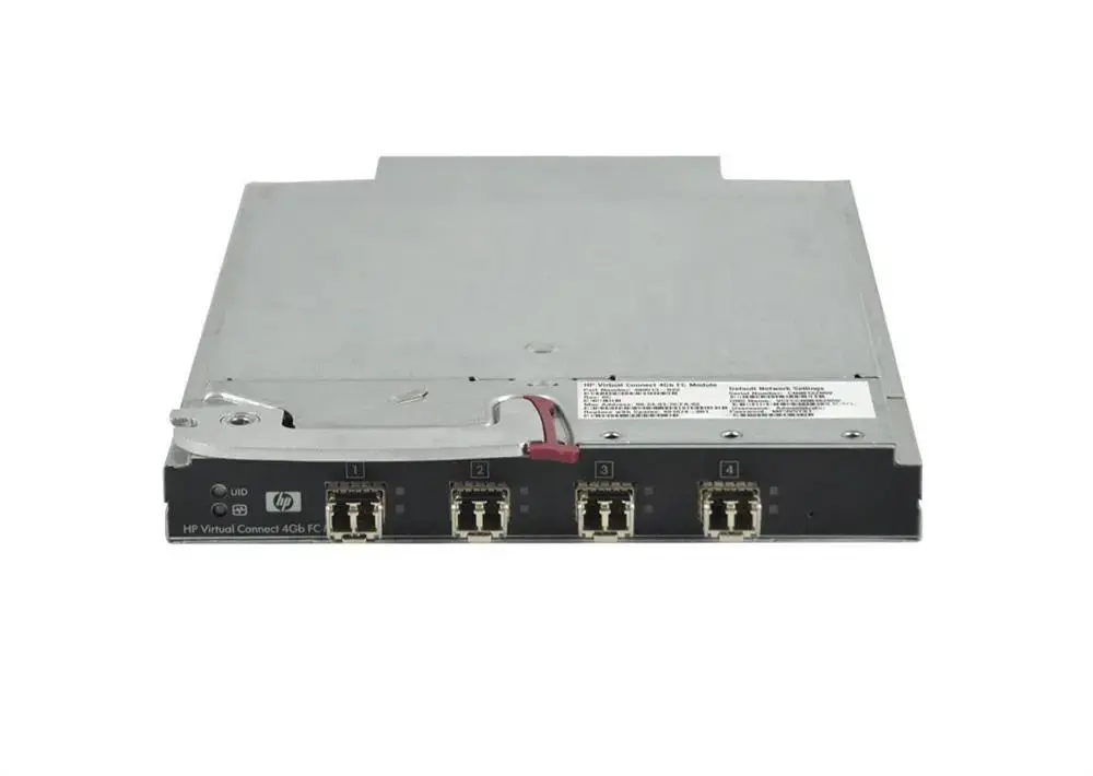 491674-001 HP 4GB Virtual Connect 4-Port Fibre Channel Module for BladeSystem c-Class