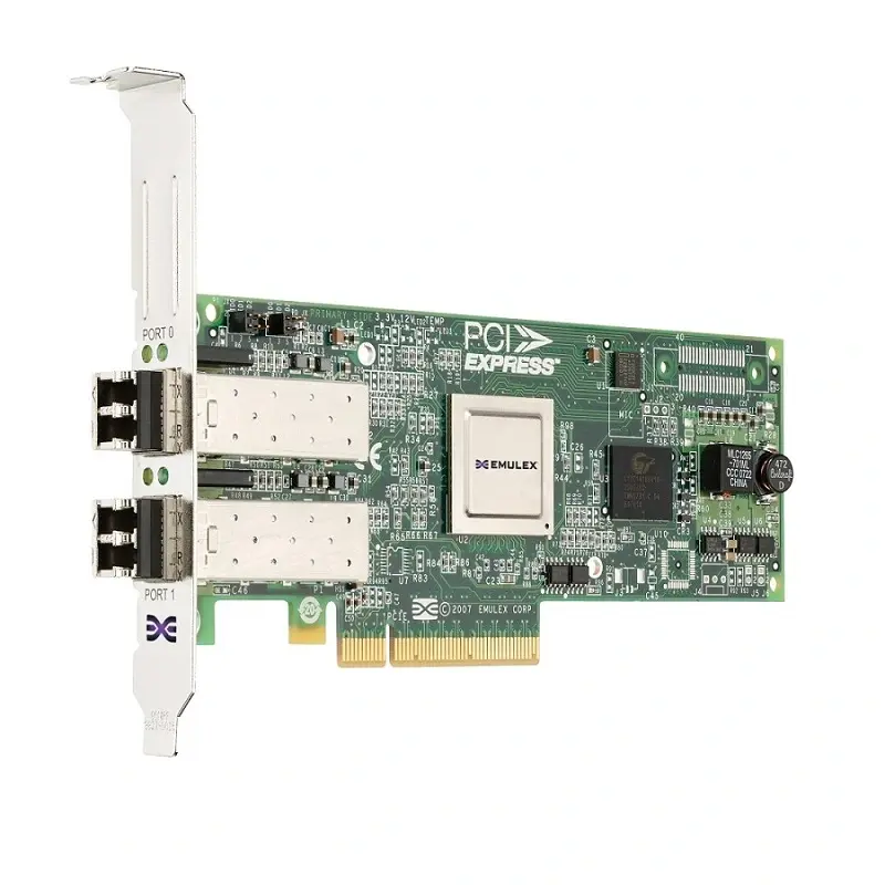 4XB0F28707 Lenovo LightPulse Any Fabric 8GB Quad Port Fiber Channel Network Adapter by Emulex for ThinkServer