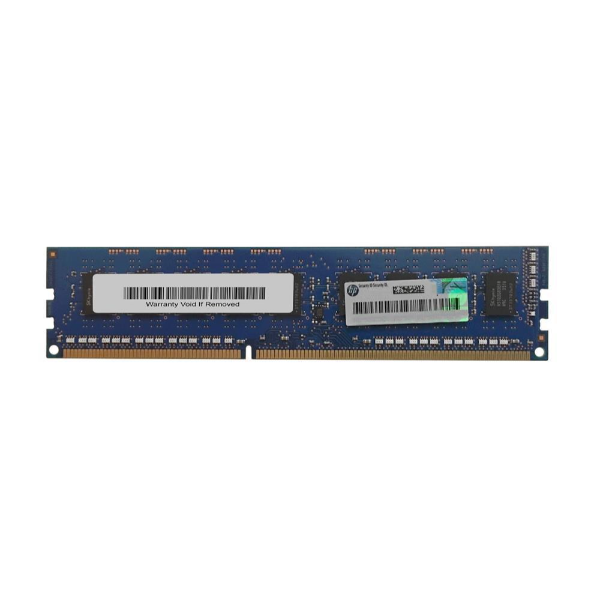 500299-061 HP 2GB DDR3-1333MHz PC3-10600 ECC Unbuffered CL9 240-Pin DIMM Dual Rank Memory Module