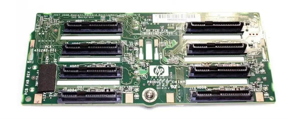 507690-001 HP SAS Backplane Board for ProLiant DL380 G6...