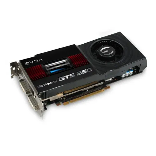512-P3-1150-TX EVGA Nvidia GeForce GTS 250 512MB DDR3 256-Bit PCI-Express 2.0 Video Graphics Card