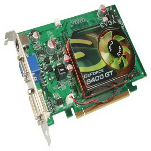 512-P3-N940-LR EVGA GeForce 9400 GT 512MB DDR2 64-Bit PCI-Express 2.0 x16 D-Sub/ DVI/ HDTV/ S-Video Out Video Graphics Card