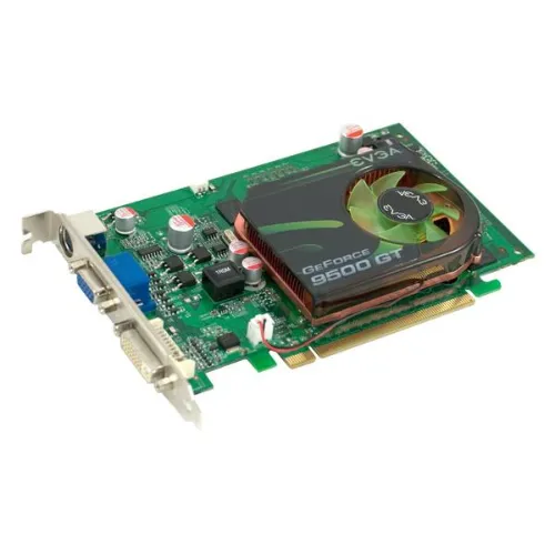 512P3N953TR EVGA GeForce 9500 GT 512MB DDR2 PCI-Express 2.0 DVI/ HDTV/ VGA Video Graphics Card