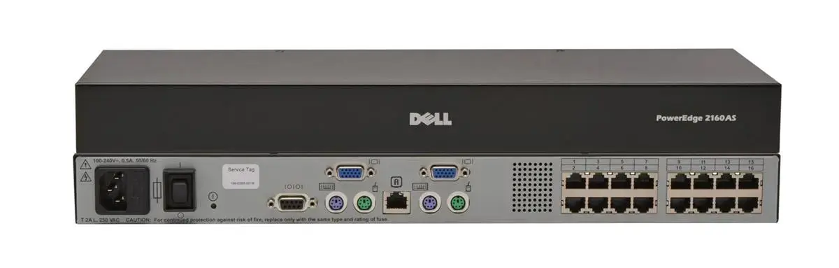 520-377-509 Dell PowerEdge 2160AS 16-Ports Console KVM ...