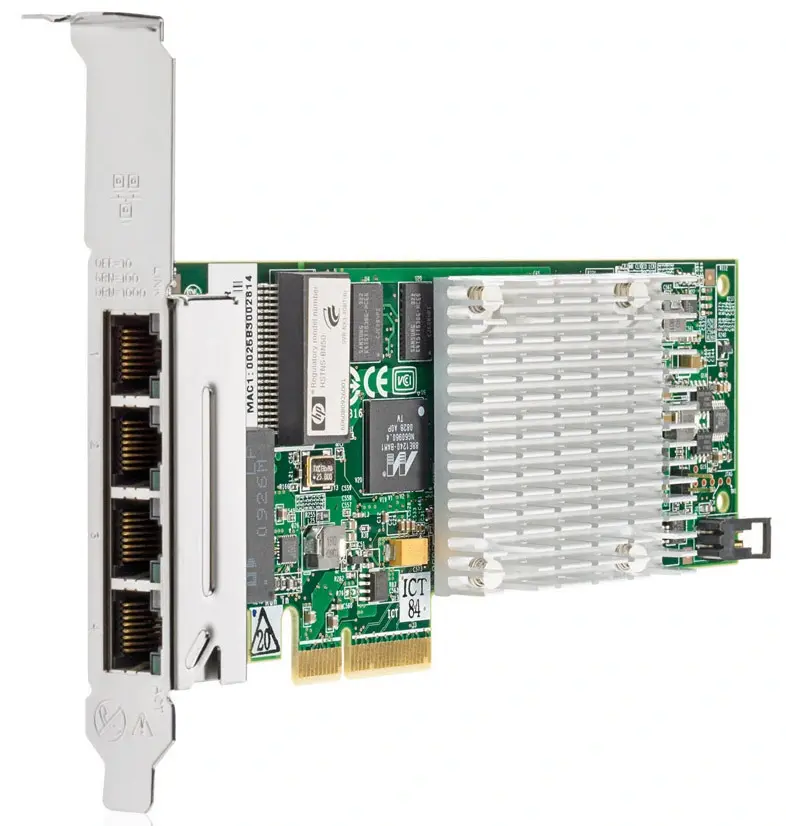 538696-B21 HP NC375T Quad Port PCI Express Gigabit Ethe...