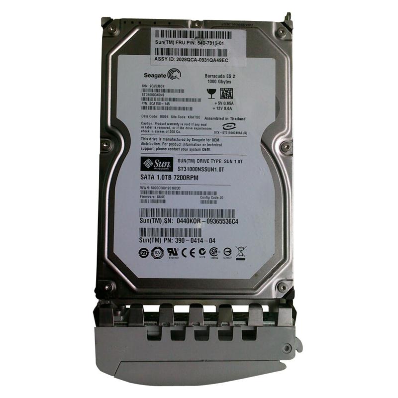 540-7910 Sun Hard Drive 1TB 7.2K SATA XTA-ST1NJ-1T7K