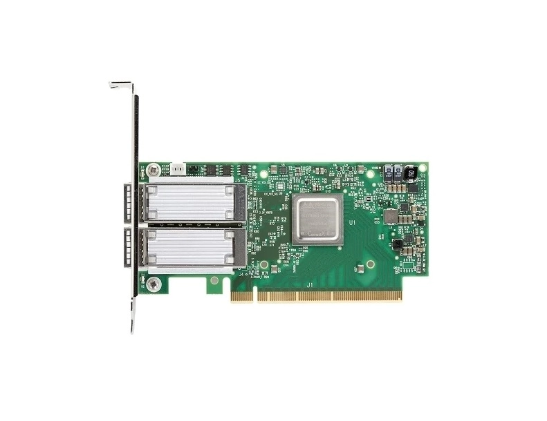 540-BBQH Dell MelLANox ConnectX-4 Dual-Port 100GBE QSFP28 PCI Express 3.0 X16 Network Interface Card
