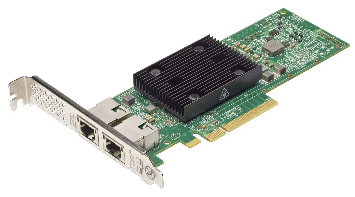 540-BBUO Dell Dual-Port Broadcom 57416 10GB Base-T PCI-Express Network Adapter