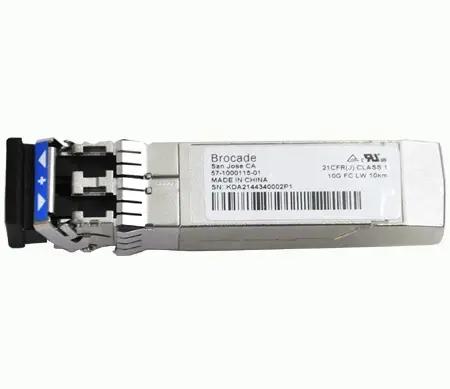 57-1000115-01 Brocade 10GB/s 10GBase-LR Fiber Channel 10km 1310nm Duplex LC Connector SFP+ Transceiver Module