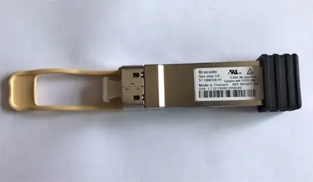 57-1000128-01 Brocade 40GB/s 40GBase-SR4 Multi-Mode Fiber 100m 850nm MPO Connector QSFP+ Transceiver Module