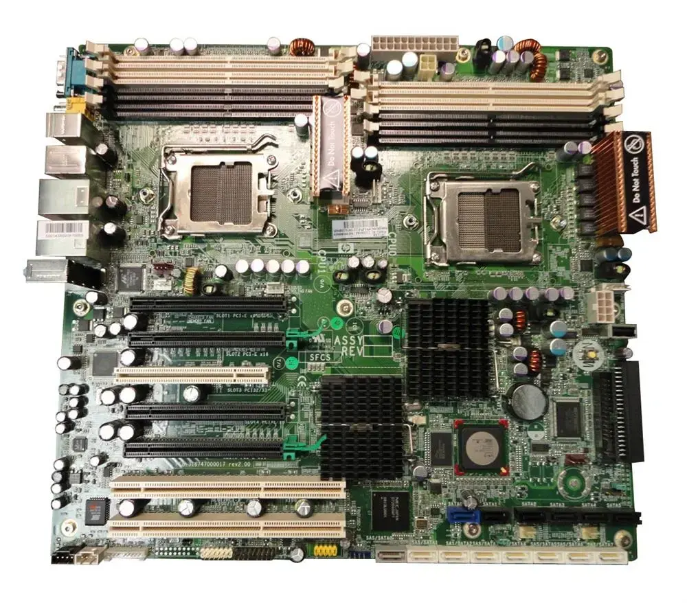 571889-001 HP System Board (Motherboard) Supports AMD Istanbul Opteron 6-Core Processor for XW9400 Workstation