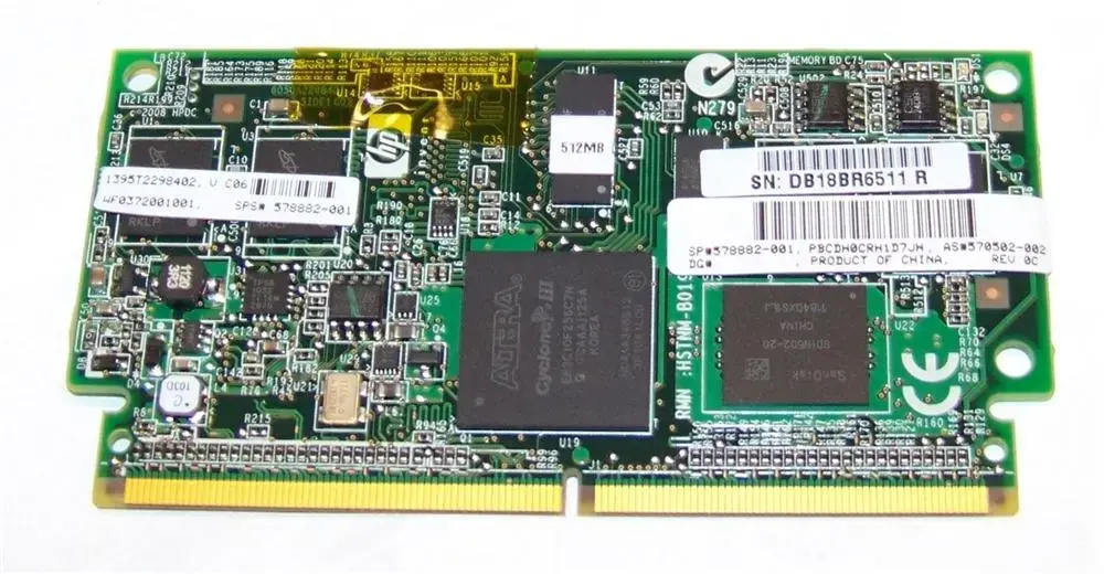 578882-001 HP 512MB FBWC Memory Module for Smart Array P212/P410 Controller