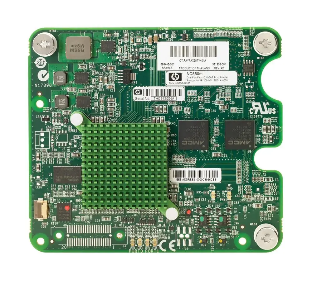 581204-B21 HP NC550M PCI-Express x8 2-Port Flex-10 10GB...