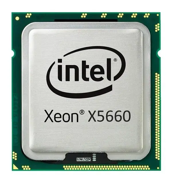 591898-B21 HP 2.80GHz 6.40GT/s QPI 12MB L3 Cache Socket LGA1366 Intel Xeon X5660 6-Core Processor for Proliant SL160z G6 Server