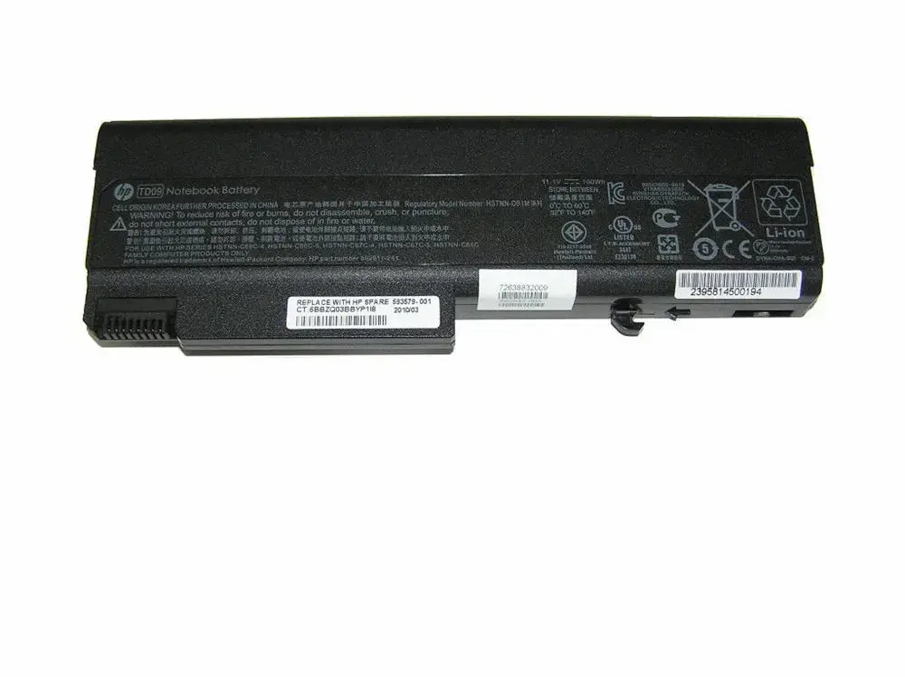 592911-241 HP Battery TD09 100-CL (9 Cell)