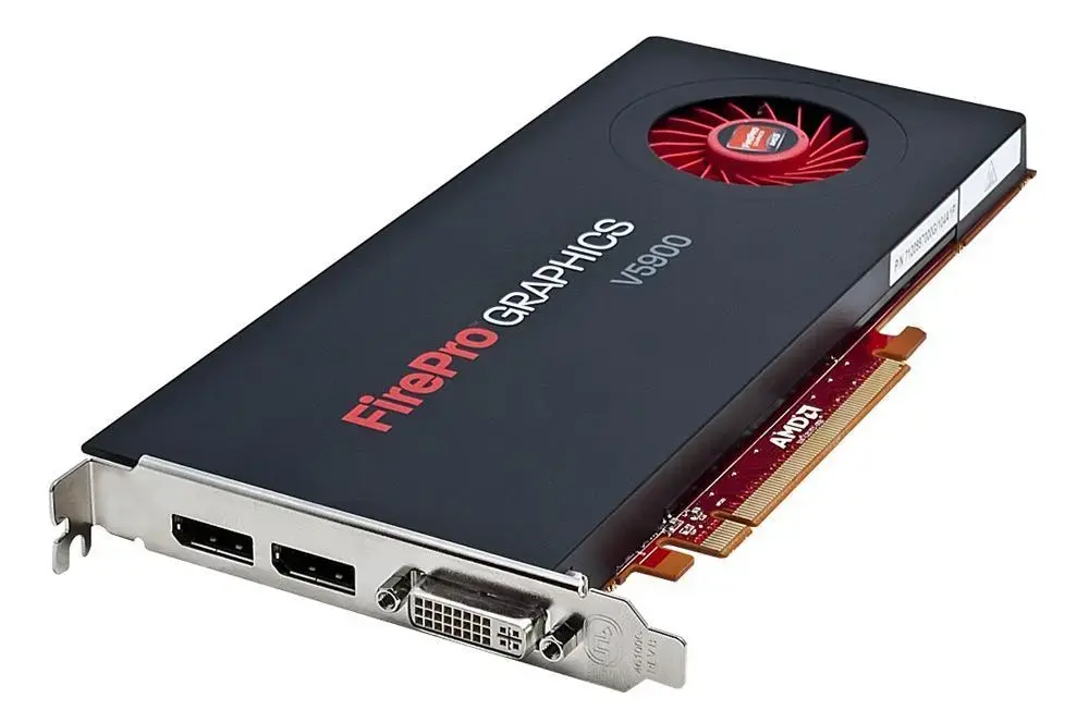 5DRVJ Dell ATI FIREPRO V5900 2GB PCI-Express X16 2.1 GDDR5 DVI Dual DISPLAY Graphics Card for workstation