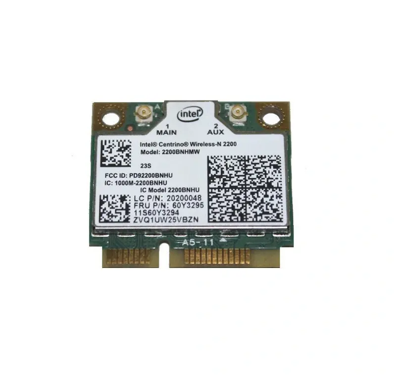 60Y3295 IBM Lenovo IEEE 802.11 b/g/n Wireless Mini-PCI ...