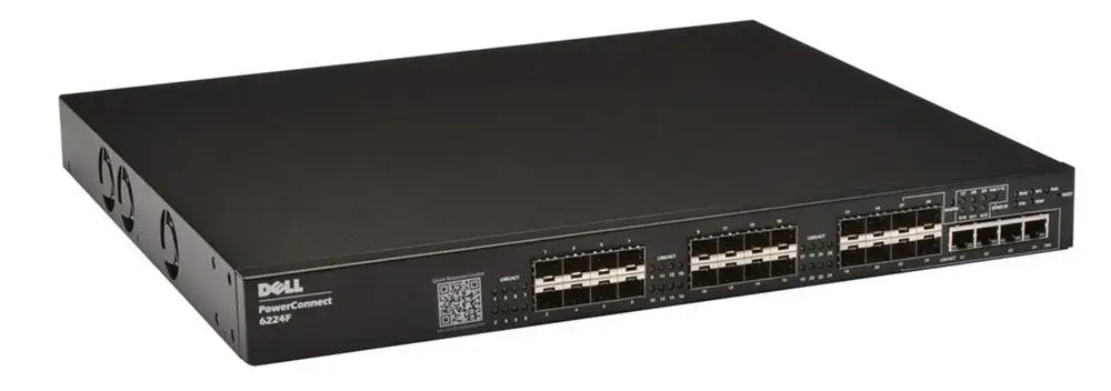 6224F Dell PowerConnect 24-Port SFP Fibre Ethernet Mana...