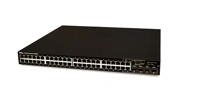 6248P Dell PowerConnect 48-Port x 10/100/1000Base-T Layer3 1U Rack-Mountable Gigabit Power Over Ethernet Switch