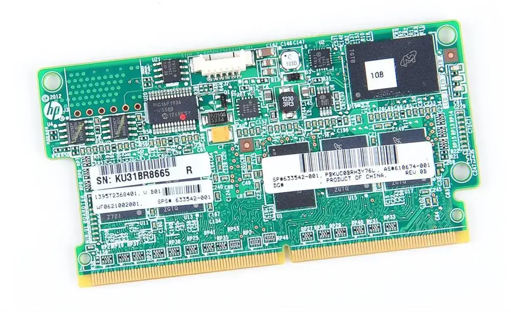 631679-B21 HP 1GB Flash Backed Write Cache HP Smart Array P-Series Controller Card