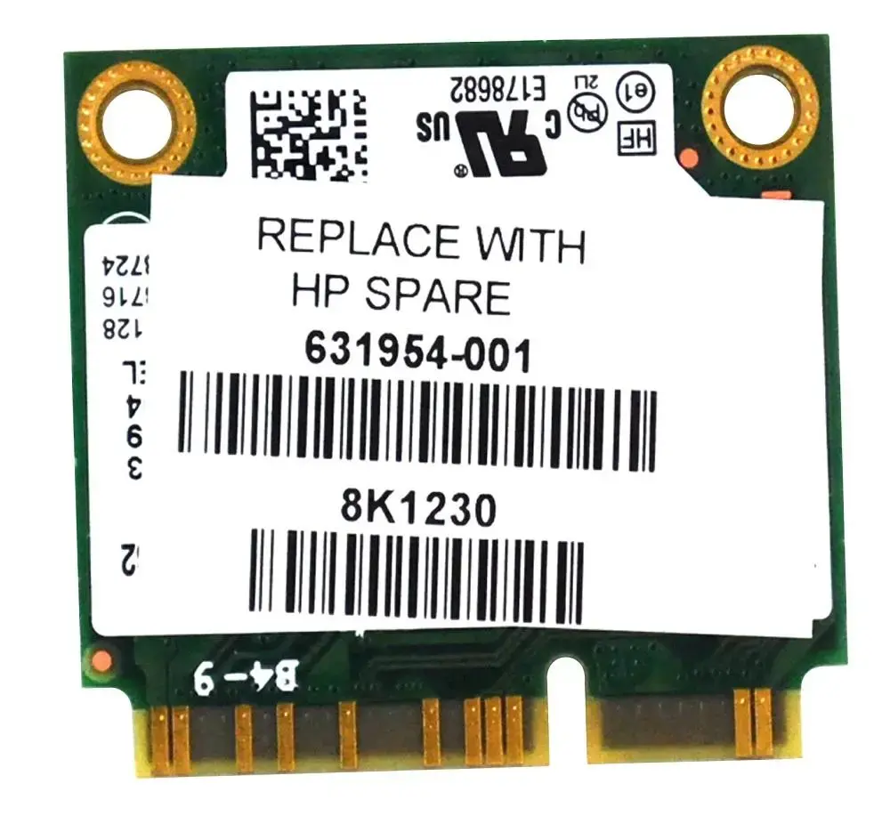 631954-001 HP Broadcom 43228 Mini PCI-Express IEEE 802.11a/b/g/n Wireless LAN Network Interface Card