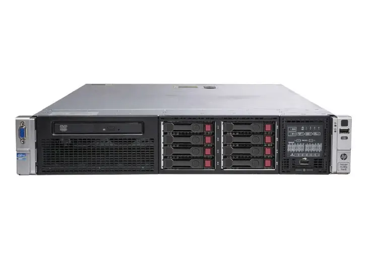 642105-001 HP ProLiant DL380p G8 2x Intel Xeon E5-2665 8-Core 2.40GHz 32GB (4x8) DDR3 RAM 2x 750-Watts Power Supply 2U Rack Server