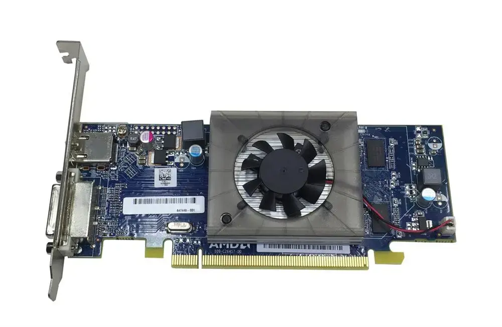 647449-001 HP ATI Radeon HD 6450 512MB GDDR3 64-Bit PCI-Express 2.0 x16 Video Graphics Card