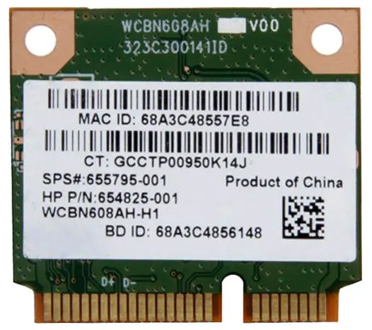655795-001 HP Atheros 9485GN Mini PCI-Express IEEE 802....