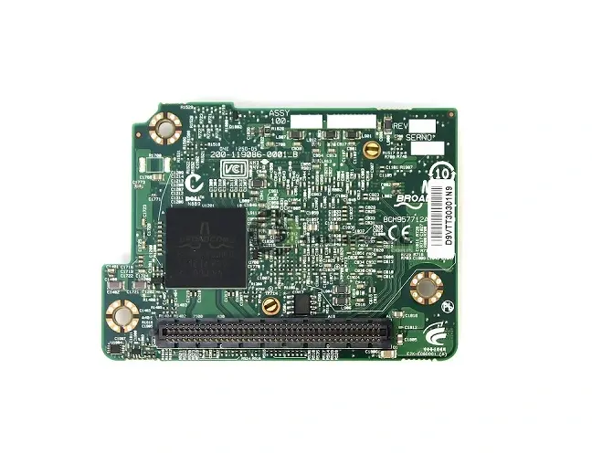 D9VTT Dell Broadcom Dual Port 2X10 Gigabit PCI-Express LOM Riser Card