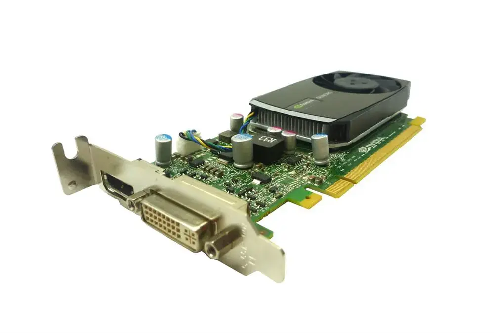 680652-001 HP Nvidia Quadro 410 PCI-Express 512MB GDDR3 400MHz Integrated RAMDAC 1 x DVI 1 x Displayport Video Graphics Card