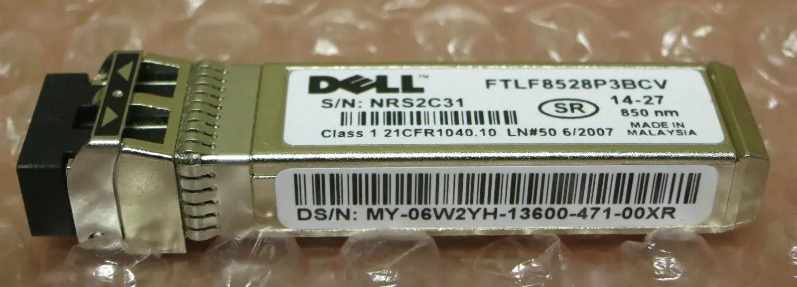 6W2YH Dell 8GB SFP+ Optical Transceiver Module