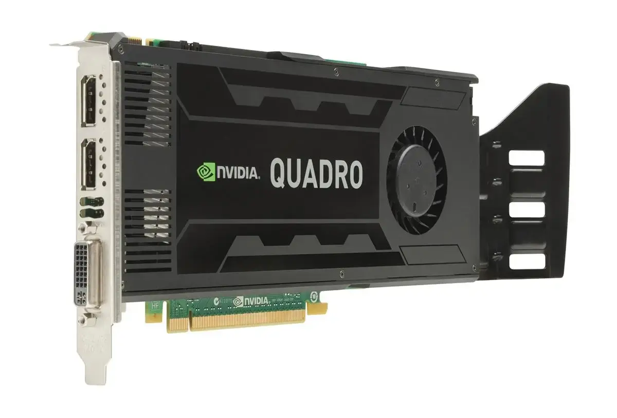 713381-001 HP Nvidia Quadro K4000 3GB GDDR5 PCI-Express 1-DVI 2-DisplayPort Video Graphics Card