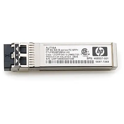 720998-001 HP 8Gb/s Short Wave Fibre Channel SFP Transc...