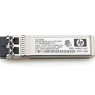 721000-001 HP C8R25A 10Gb/s 10GBase-SW Multi-Mode Fiber Short Wave 300m 850nm iSCSI LC Connector SFP+ Transceiver (4-Pack) for MSA 2040 Storage