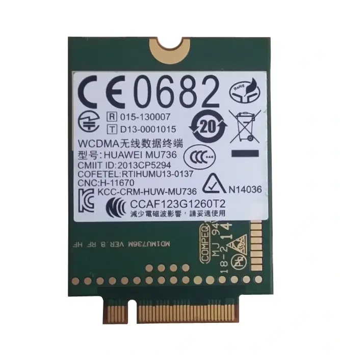 723895-001 HP Mini PCI MU736 HS3114 HSPA+ GPS Wireless Mobile BroadbAnd Module with 2 WWAN