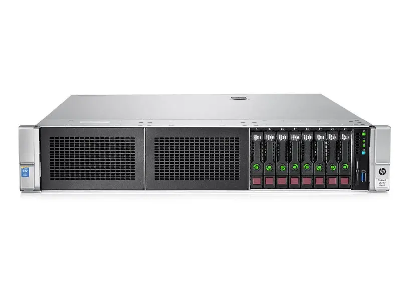 752686-B21 HP ProLiant DL380 G9 Intel Xeon E5-2609 v3 6-Core 1.9GHz CPU 8GB DDR4 500-Watts Power Supply 2U Rack Server