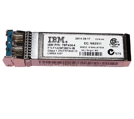 78P4064 IBM 16Gb/s 1310nm Long Wave SFP+ Transceiver Mo...