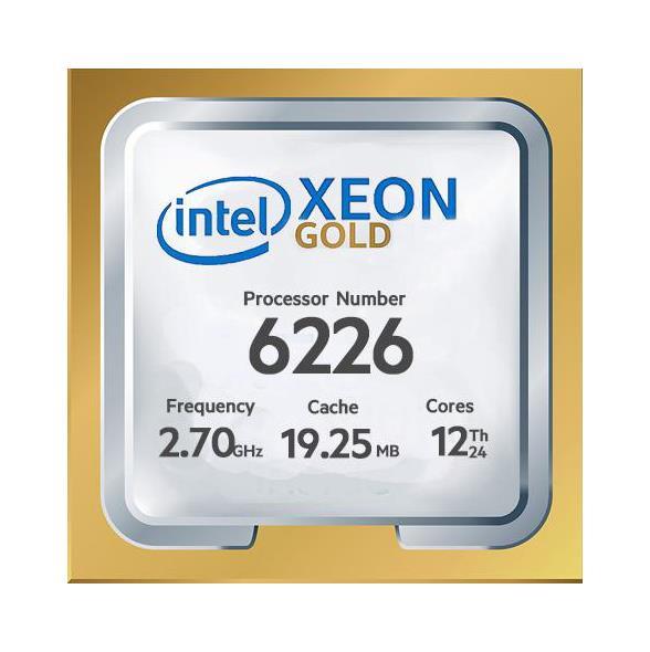 7KXKN DELL Xeon Gold 6226 12-core 2.7ghz 19.25mb L3 Cache 10.4gt/s Upi Speed Socket Fclga3647 125w 14nm Processor Only
