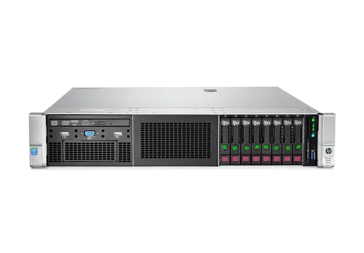 800078-S01 HP ProLiant DL380 G9 2x Intel Xeon E5-2697 v3 14-Core 2.60GHz 64GB (4x16) DDR4 RAM 2x 800-Watts Power Supply 2U Rack Server