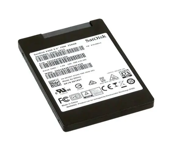 81R6T Dell / SanDisk X300 256GB SATA 2.5-inch Solid Sta...