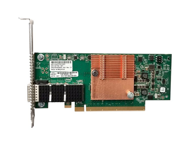 841702-001 HP OP101 QSFP28 Single Port 100GB x8 PCI Exp...