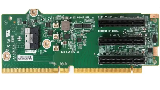 851410-001 HP 3X8 1-Port SAS PCI-Express Riser Card for ProLiant DL380 G10