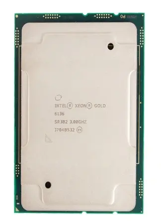 875945-B21 HP 3.00GHz UPI Links 3 24.75MB L3 Cache Socket FCLGA3647 Intel Xeon Gold 6136 12-Core Processor Kit for ProLiant BL460c Gen10
