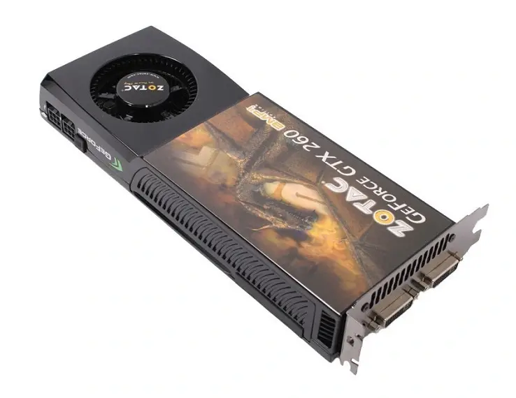 896-P3-1260-BR EVGA GeForce GTX 260 896MB 448-Bit DDR3 PCI-Express 2.0 2560 x 1600 Graphics Card