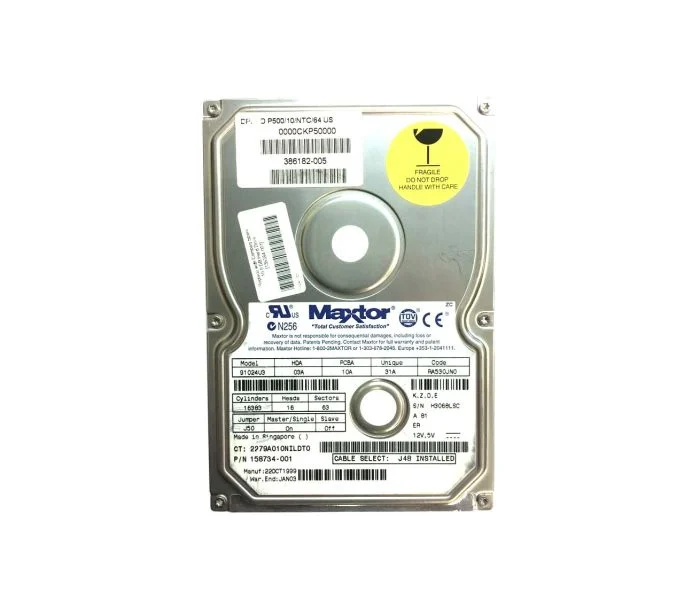 91024U3 Maxtor DiamondMax Plus 6800 10.2GB 7200RPM ATA-...